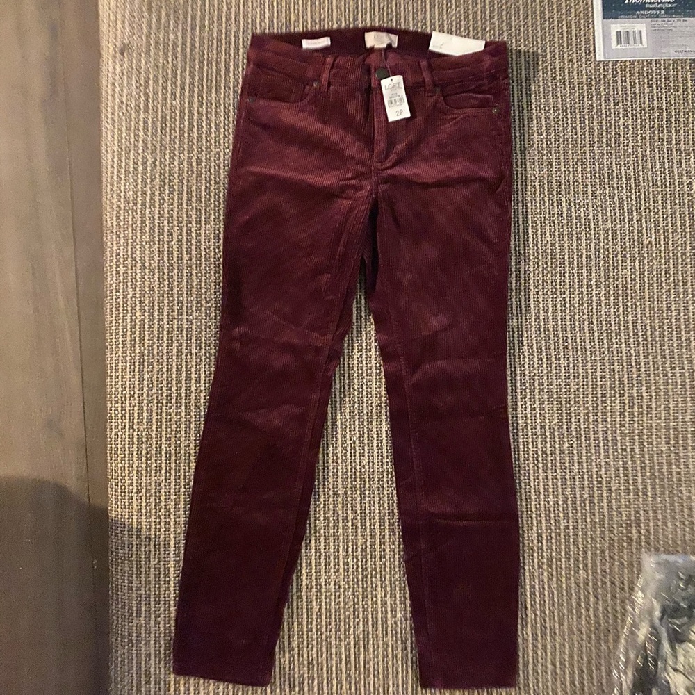 The loft Modern skinny petite corduroy